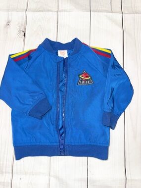 Baby Boy Vintage Style Space Windbreaker Jacket - 6-9 Months